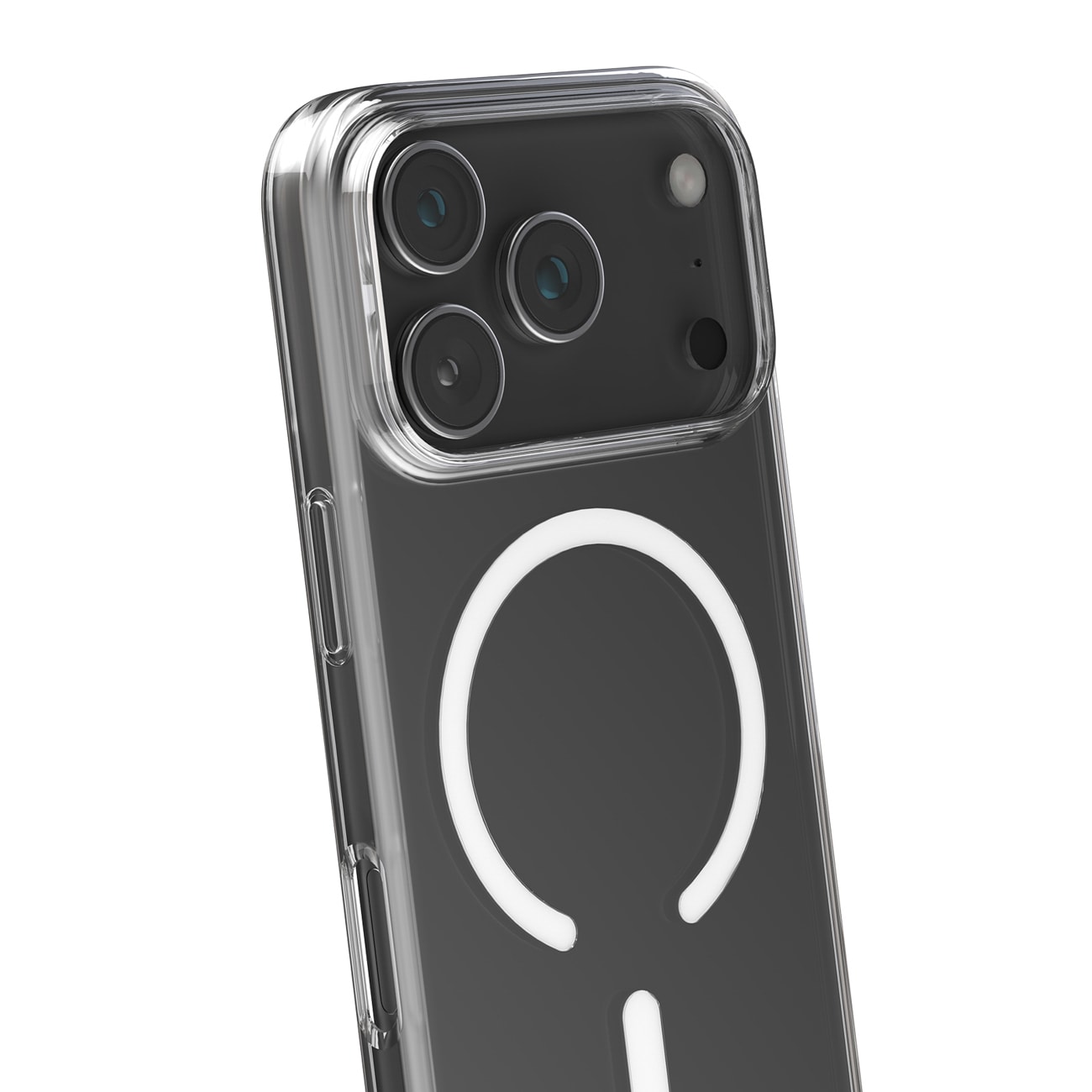 Puro 0.3 MAG Ultra-Slim TPU Etui Kompatibel med MagSafe til iPhone 17 Pro Max - Transparent