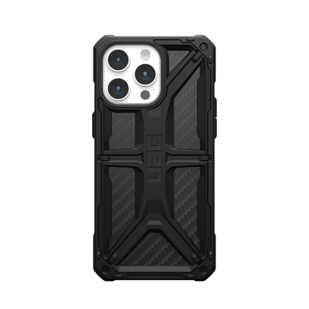 UAG Monarch-kuffert til iPhone 15 Pro Max - sort kulstof