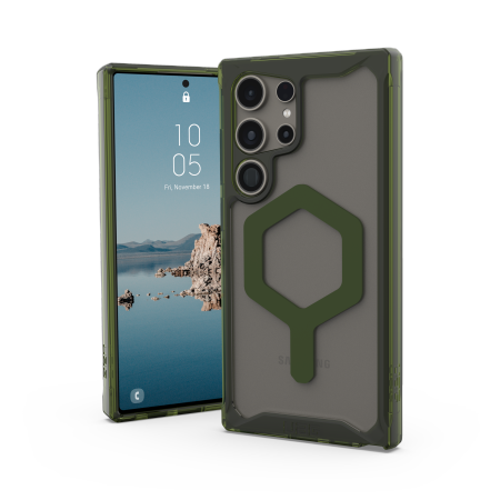 UAG Plyo Pro Magnet etui til Samsung Galaxy S24 Ultra 5G med magnetisk modul - gennemsigtig grøn