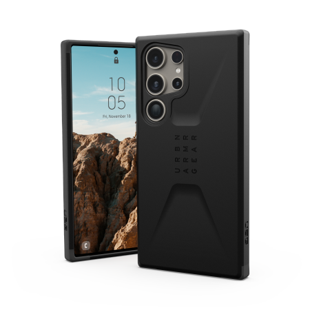 UAG Civilian-etui til Samsung Galaxy S24 Ultra - sort