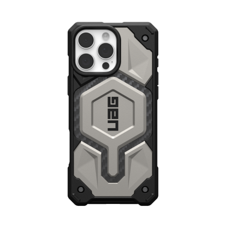 UAG Monarch Pro-etui med MagSafe til iPhone 16 Pro Max - Titanium