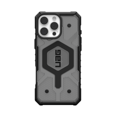 UAG Pathfinder Clear Magsafe-etui til iPhone 16 Pro Max - halvgennemsigtig