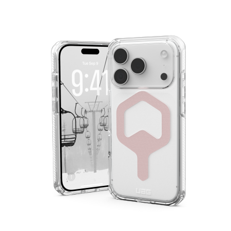 UAG Plyo MagSafe-etui til iPhone 17 Pro - Klar pink
