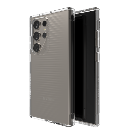 ZAGG Cases Luxe-etui til Samsung Galaxy S24 Ultra - gennemsigtig