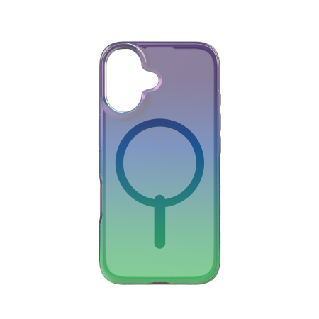 ZAGG Milan Snap Case med MagSafe til iPhone 16 - Grøn/lilla