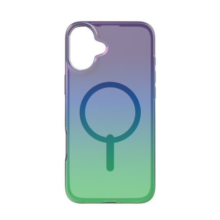 ZAGG Milan Snap Case med MagSafe til iPhone 16 Plus - Grøn/lilla