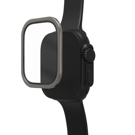 ZAGG InvisibleShield Glass XTR4 beskyttelsesglas til Apple Watch Ultra 49mm - Titanium