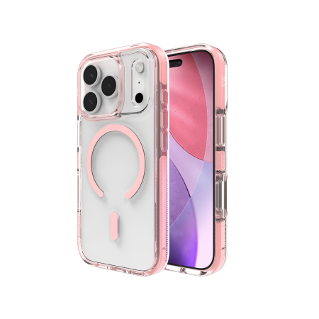 ZAGG Santa Cruz Snap MagSafe-etui til iPhone 17 Pro - Pink