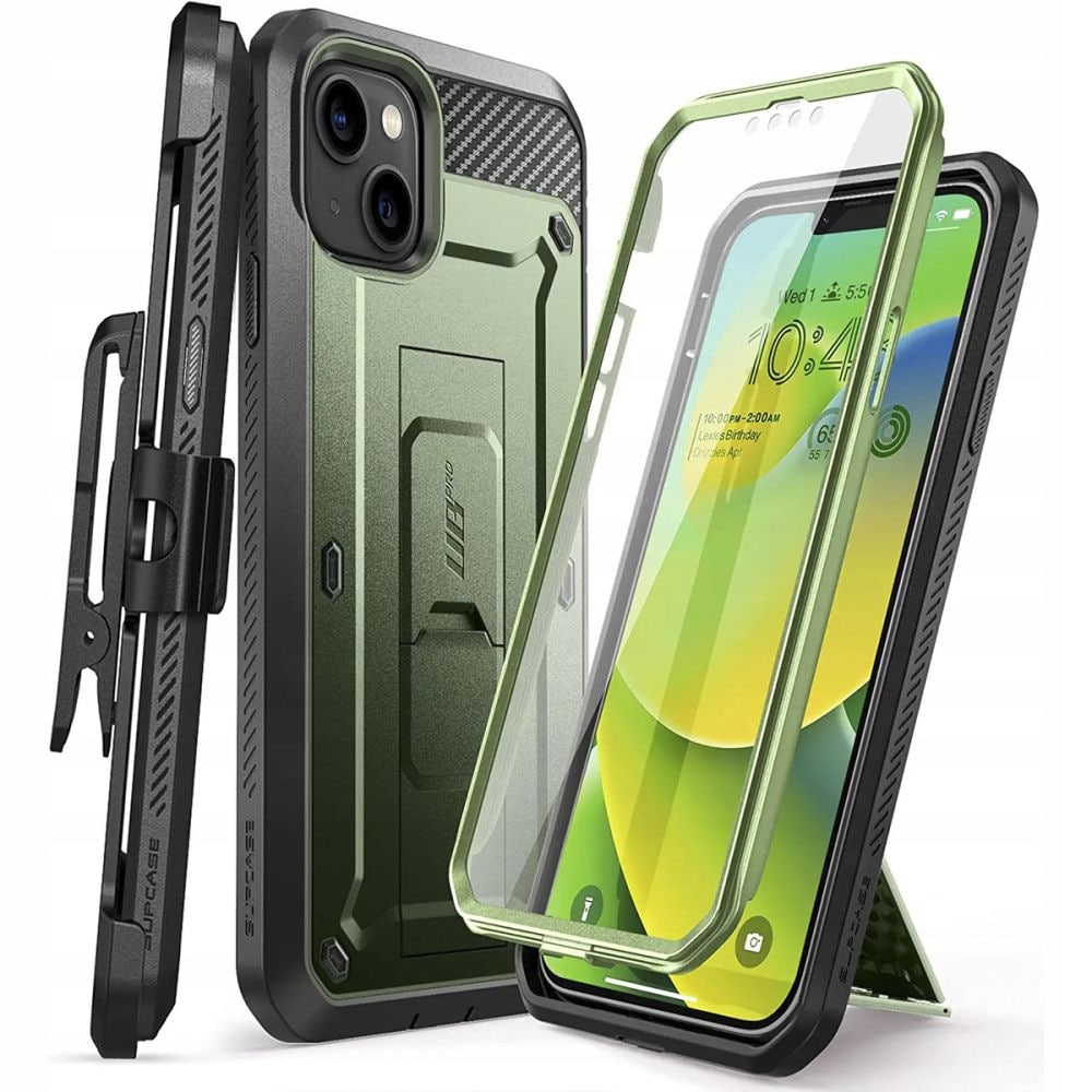 Supcase Unicorn Beetle Pro iPhone 14 Plus-etui - Grøn