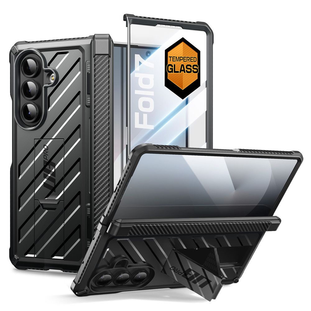 Supcase Unicorn Beetle Pro-etui til Samsung Galaxy Z Fold 7 - Sort