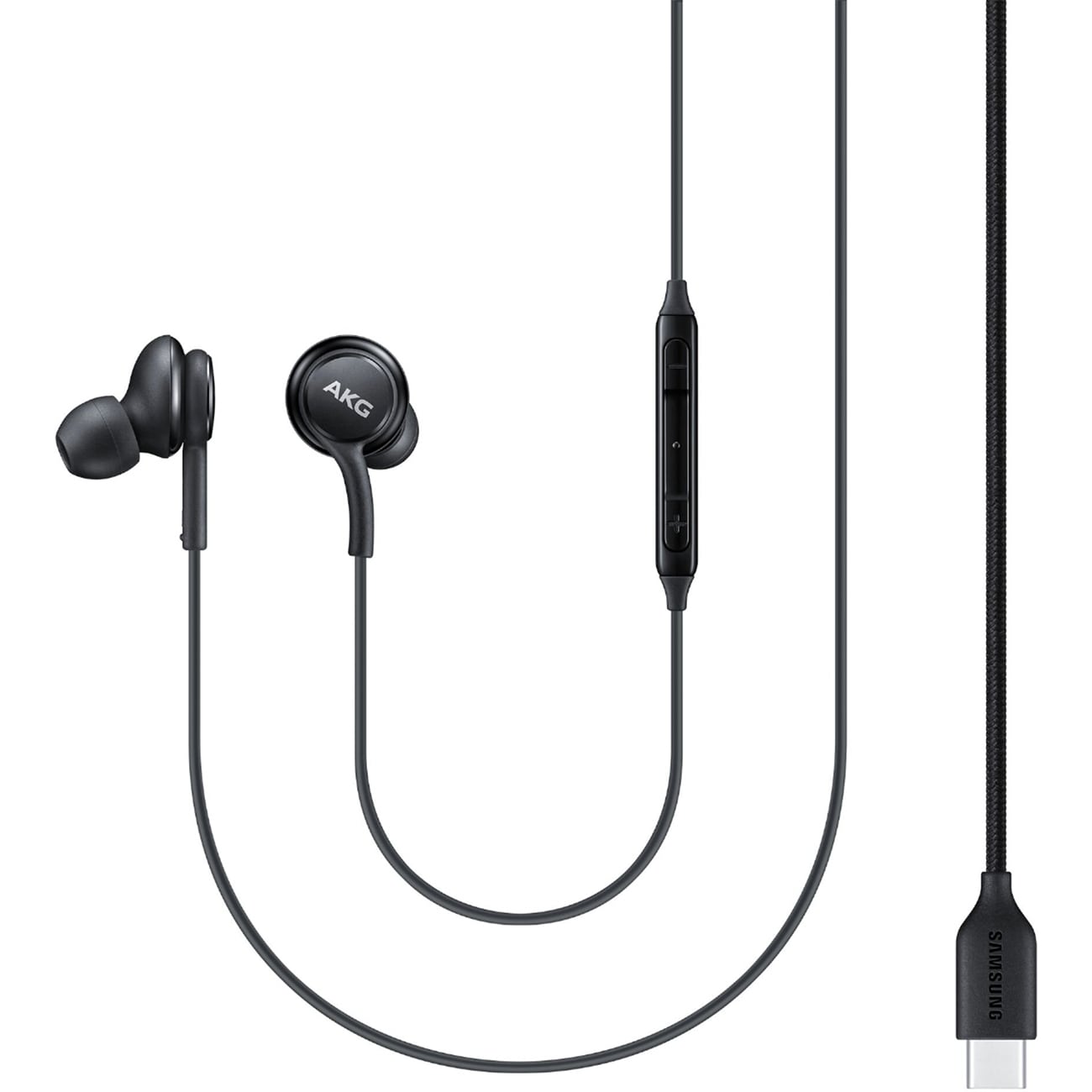 Samsung EO-IC100BBE USB-C Stereo Hi-Fi Wired Headphones (OOB Bulk - Udskiftningsemballage) - Sort