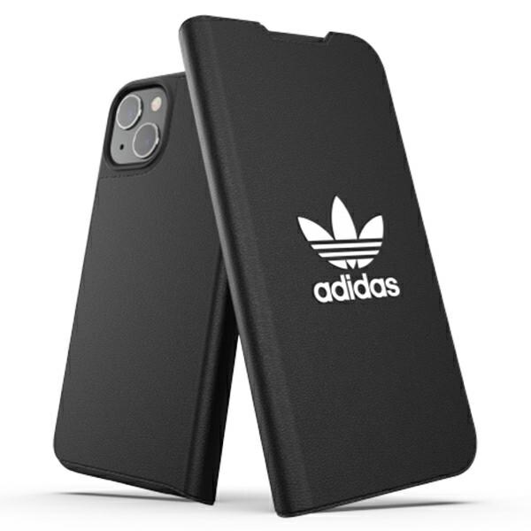 Adidas OR Booklet Case BASIC til iPhone 13 - Sort og hvid