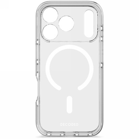 Decoded DropTec Transparent Backcover MagSafe-etui til iPhone 17 Pro Max - Transparent