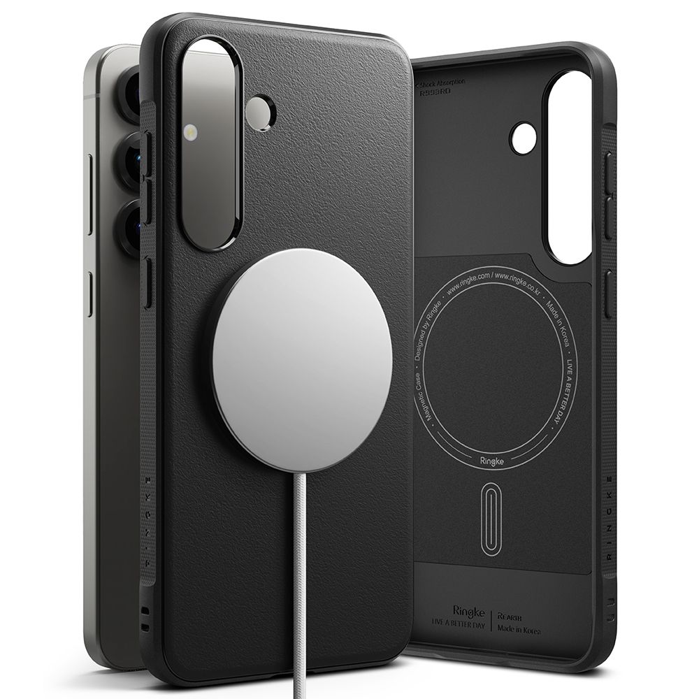 Ringke Onyx MagSafe-etui til Samsung Galaxy S25+ - Sort