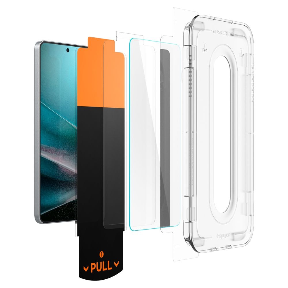 Spigen Glas.TR "Ez Fit" Pro hærdet glas til Samsung Galaxy S25 Edge