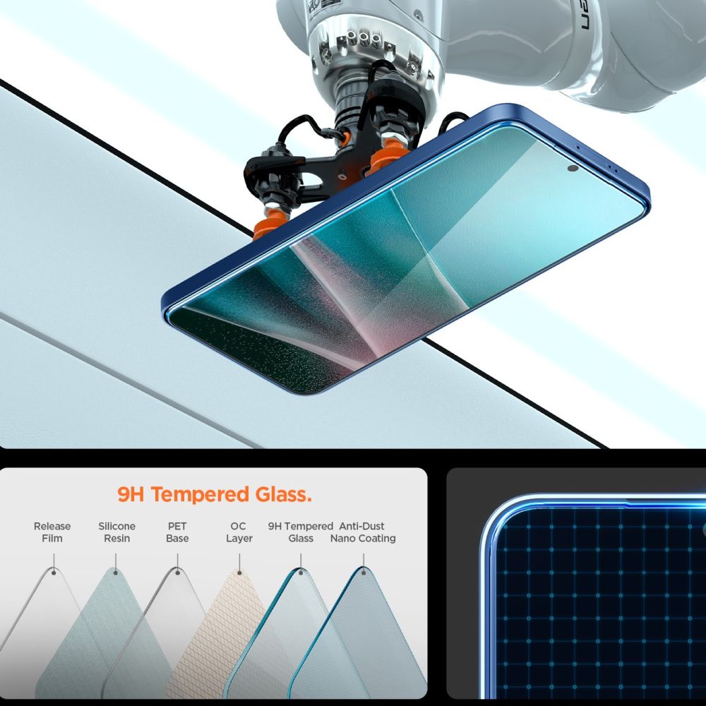 Spigen Glas.TR "Ez Fit" Pro hærdet glas til Samsung Galaxy S25 Edge