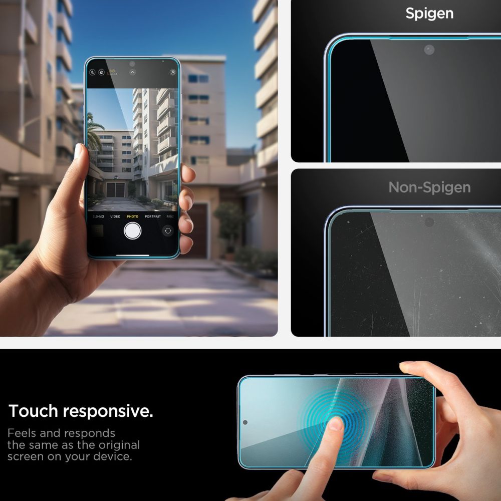 Spigen Glas.TR "Ez Fit" Pro hærdet glas til Samsung Galaxy S25 Edge