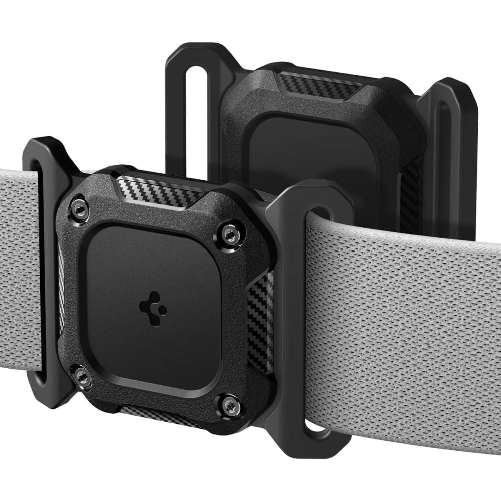 Spigen Tough Armor kæledyrshalsbånd AirTag 1/2-etui - sort