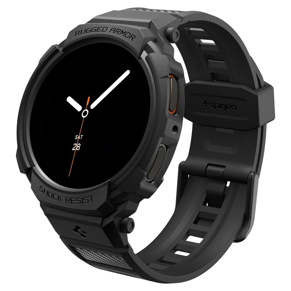 Spigen Rugged Armor Pro-rem til Samsung Galaxy Watch 8 40mm - mat sort