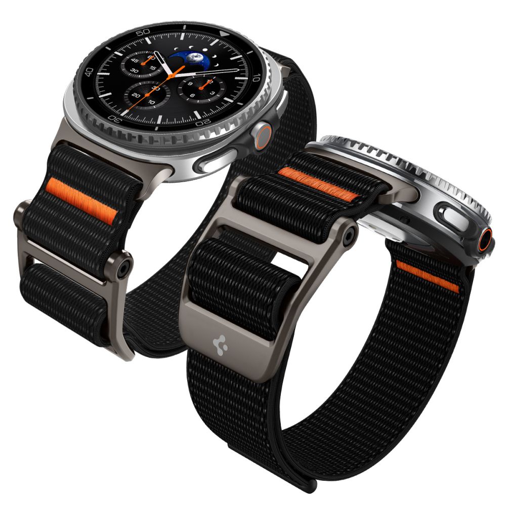 Spigen DuraPro Flex-rem til Samsung Galaxy Watch 40/44/46 mm - Sort