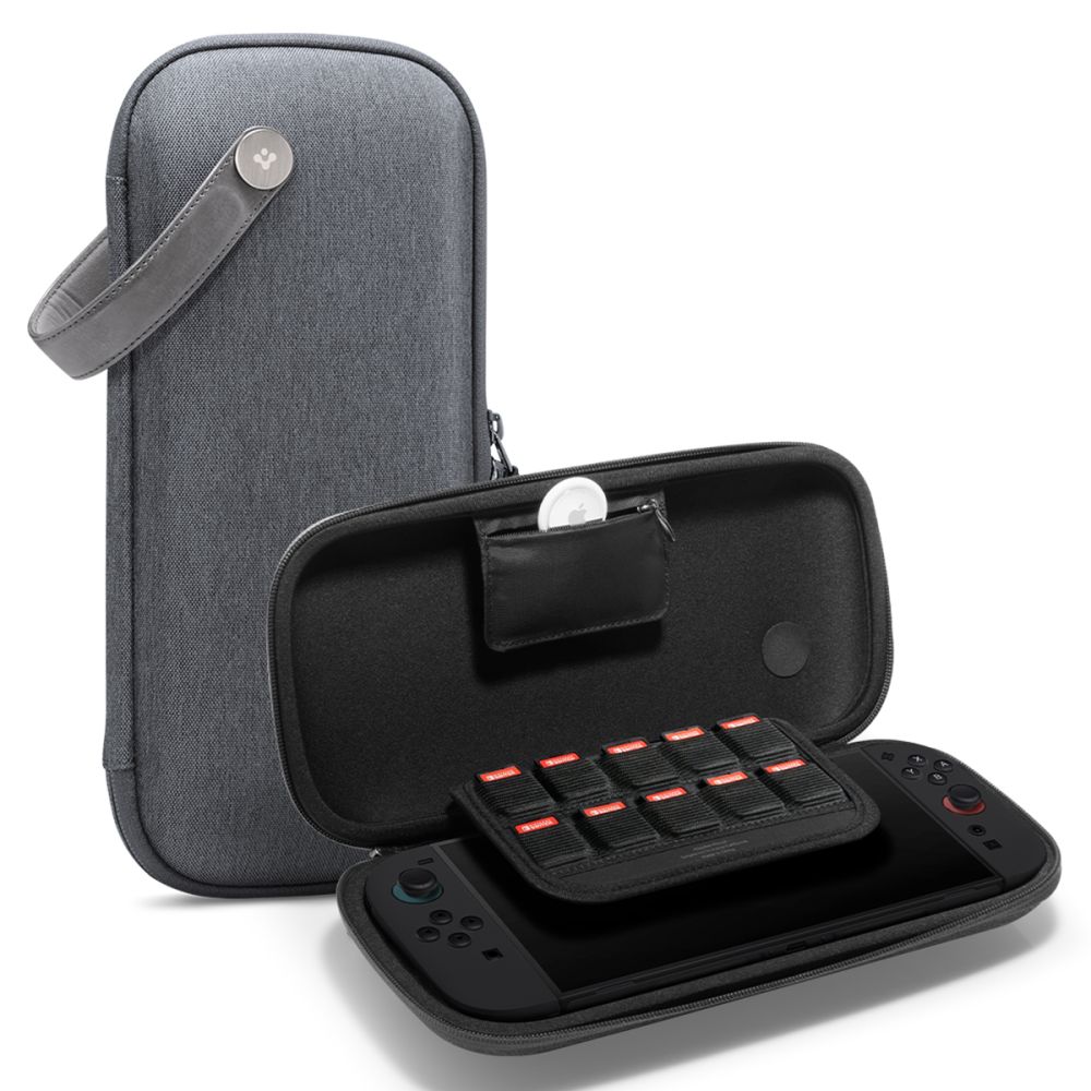 Spigen Klasden Pouch til Nintendo Switch 2 - Grå