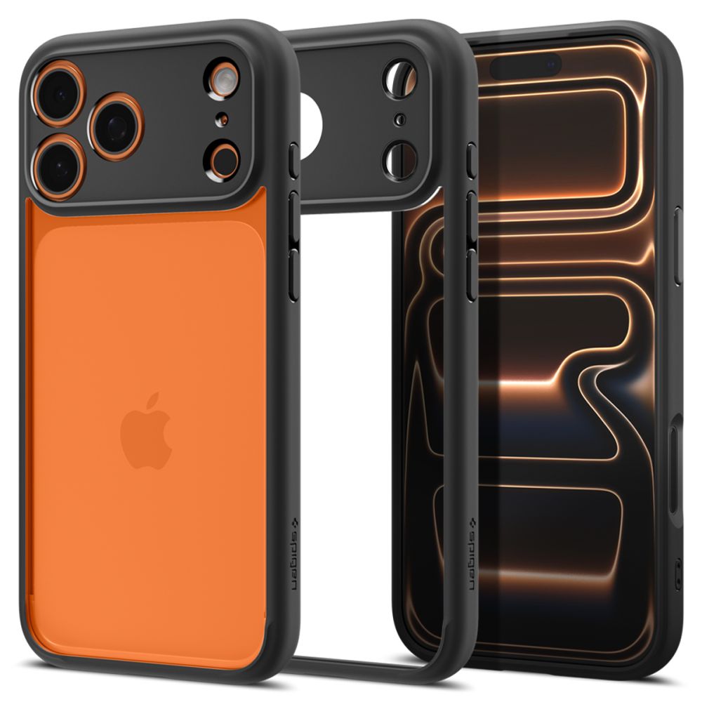 Spigen Ultra Hybrid-etui til iPhone 17 Pro Max - mat sort