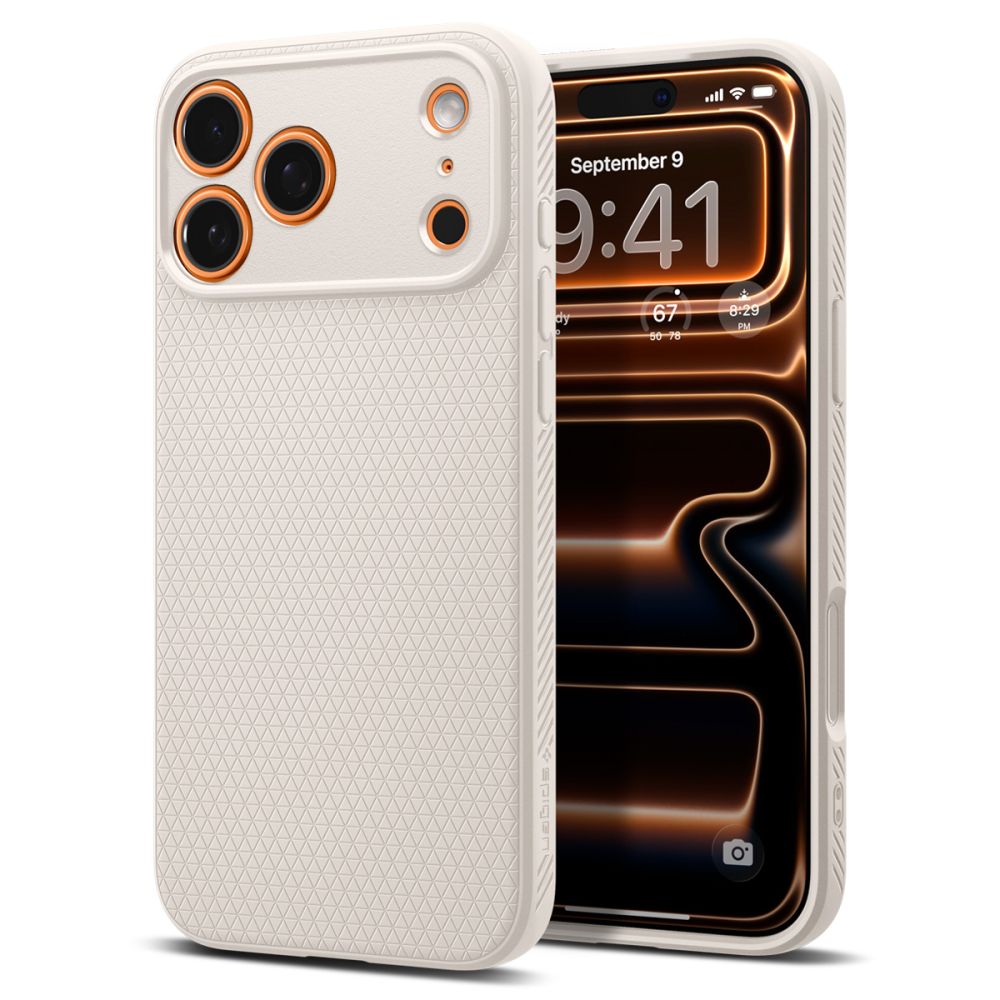 Spigen Liquid Air-kasse til iPhone 17 Pro - titanium