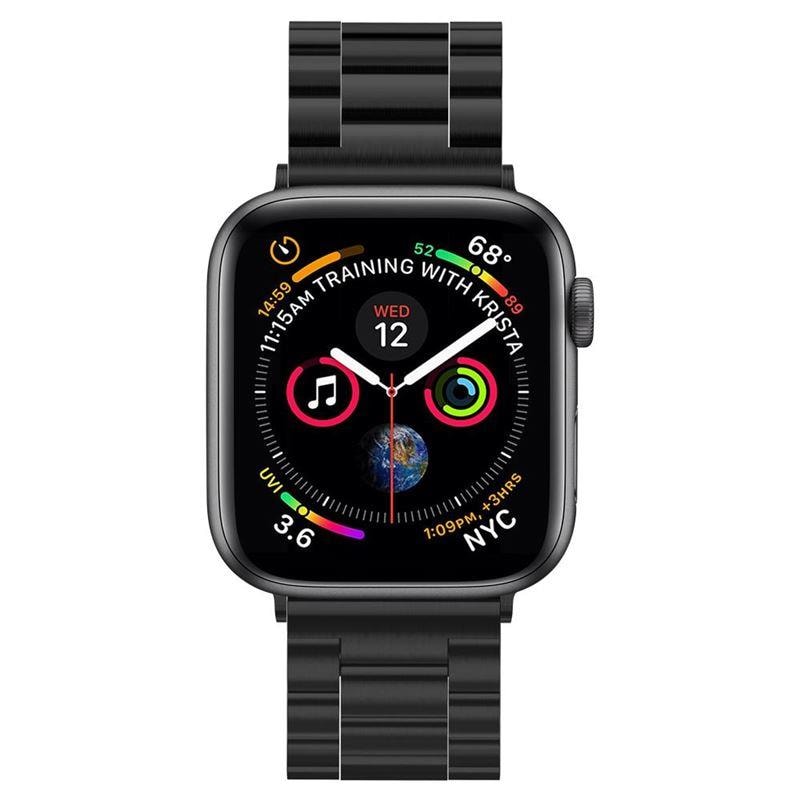 Spigen Modern Fit-bånd til Apple Watch 4 / 5 / 6 / 7 / 8 / SE / Ultra (42/44/45/49 mm) - Sort