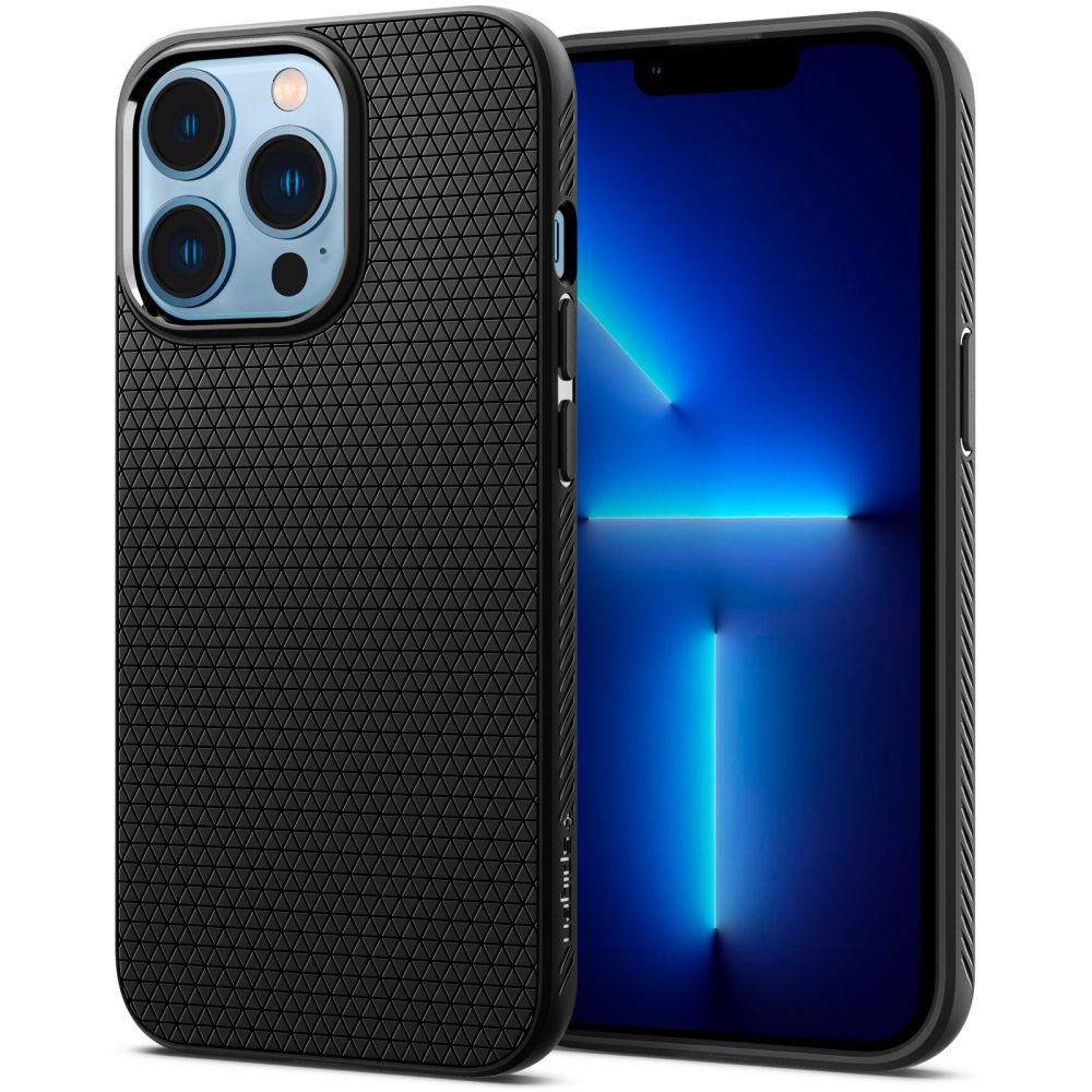 Spigen Liquid Air iPhone 13 Pro-etui - mat sort