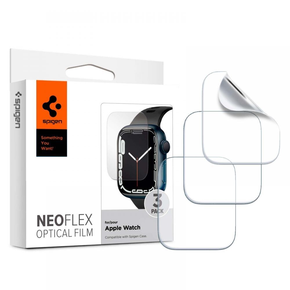 Spigen Neo Flex-beskyttelsesfilm til Apple Watch 4/5/6/7/8/SE (44/45 mm) - 3 stk.