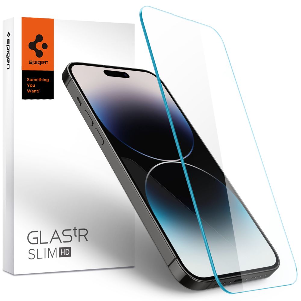 Spigen Glas.tR Slim hærdet glas til iPhone 14 Pro Max
