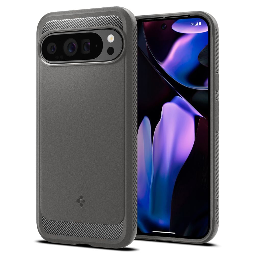 Spigen Robust panseretui til Google Pixel 9 Pro XL - grå