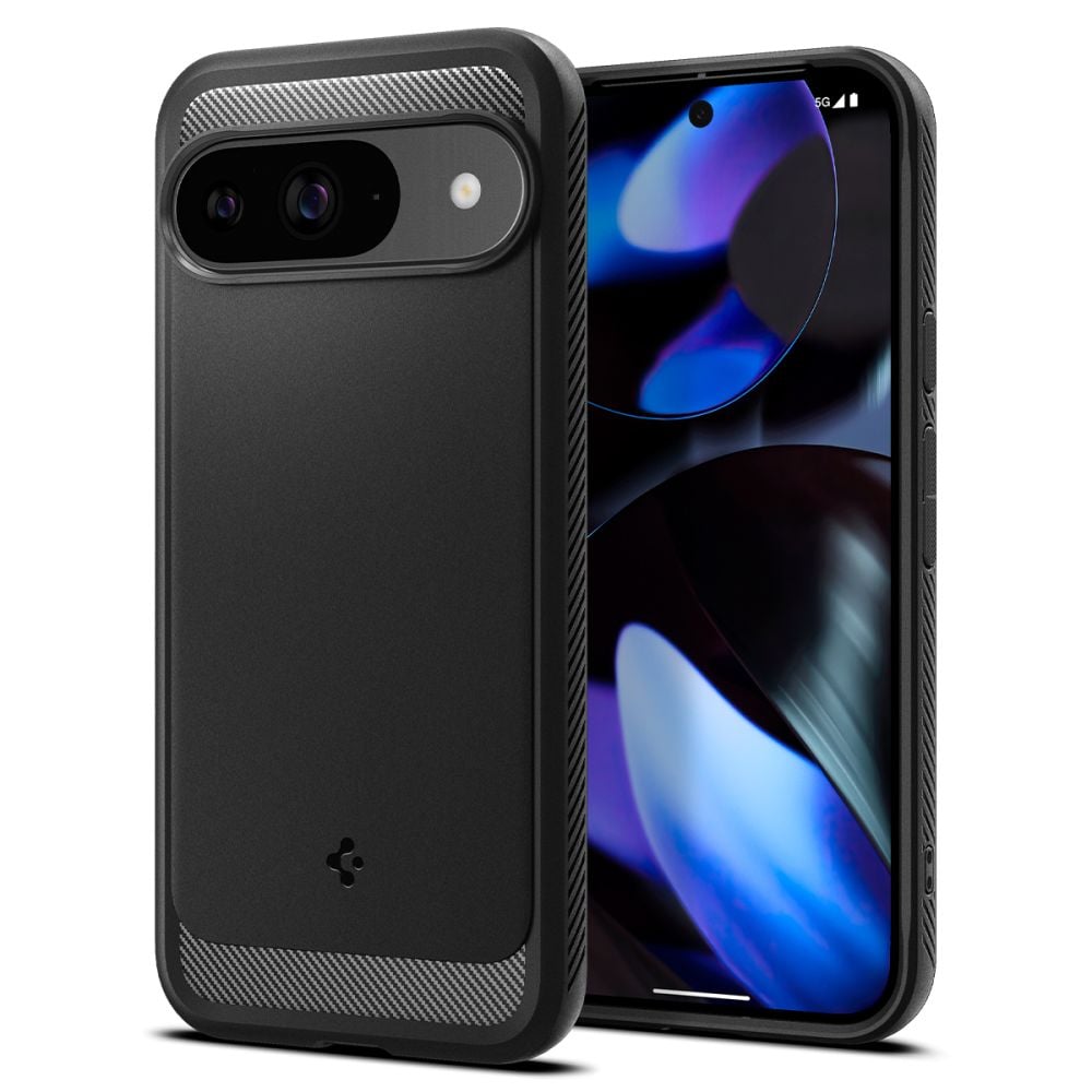 Spigen Robust panseretui til Google Pixel 9 / 9 Pro - Sort