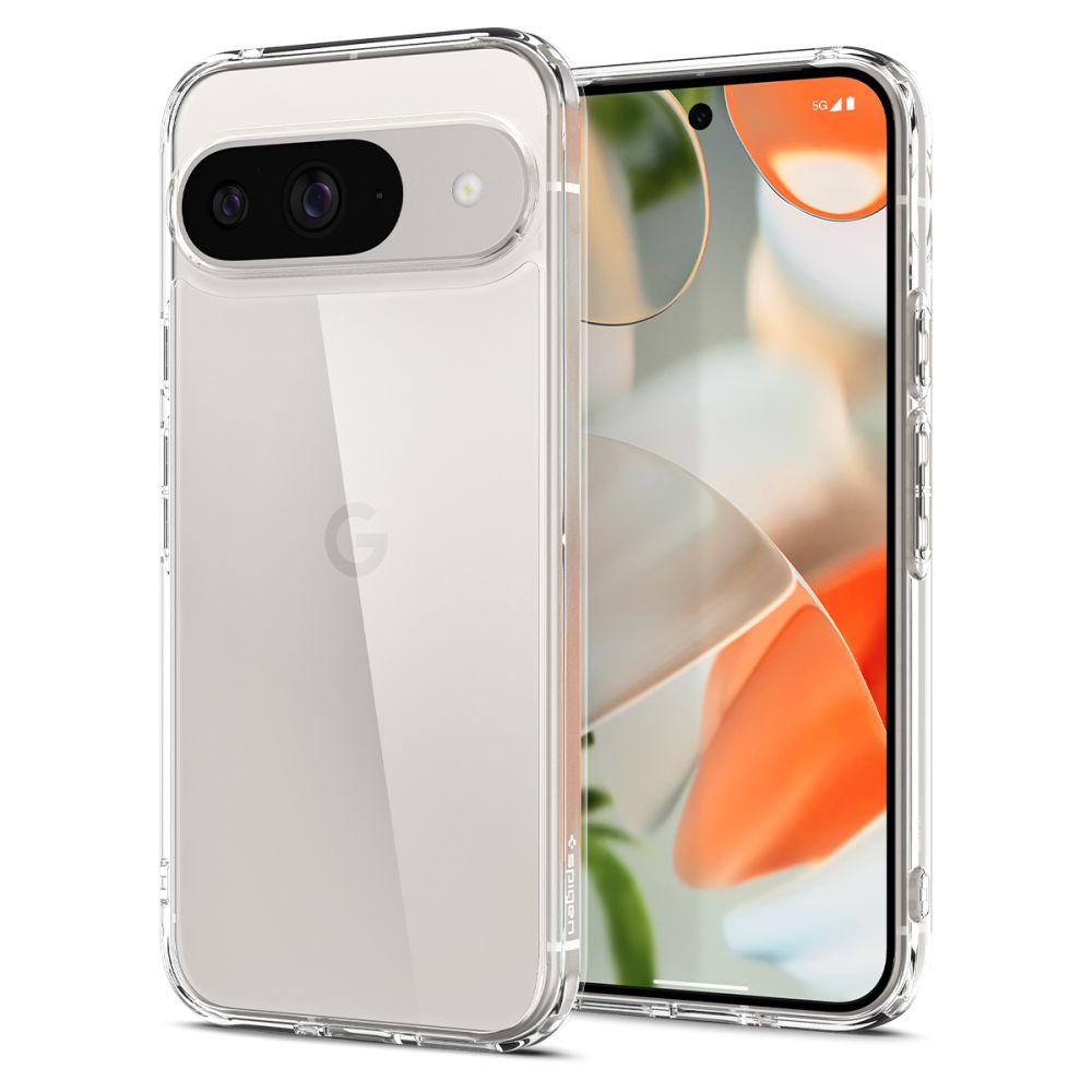 Spigen Ultra Hybrid-etui til Google Pixel 9 / 9 Pro - Transparent