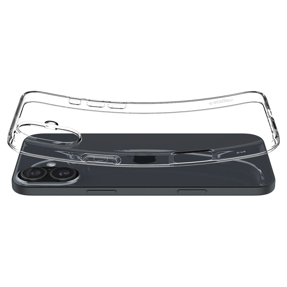 Spigen Flydende krystal iPhone 16 Plus-etui - klart