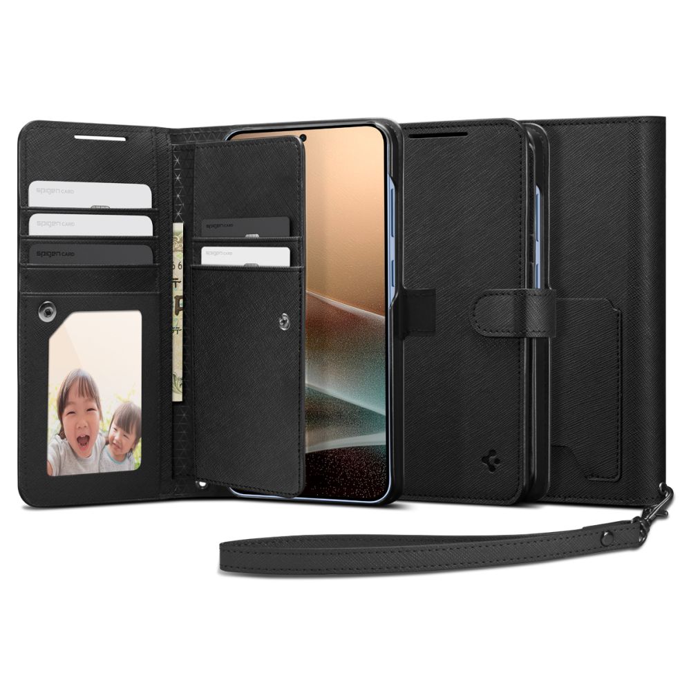 Spigen Wallet "S"-etui til Samsung Galaxy S25+ - Sort