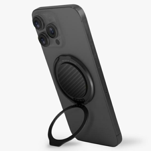 Uniq Gripfit Premium 360 Magnetic Mount&Kickstand Magnetic Holder sort/karbon sort
