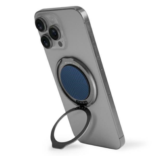 Uniq Gripfit 360 Magnetic Mount&Kickstand Magnetic Holder blå/safirblå