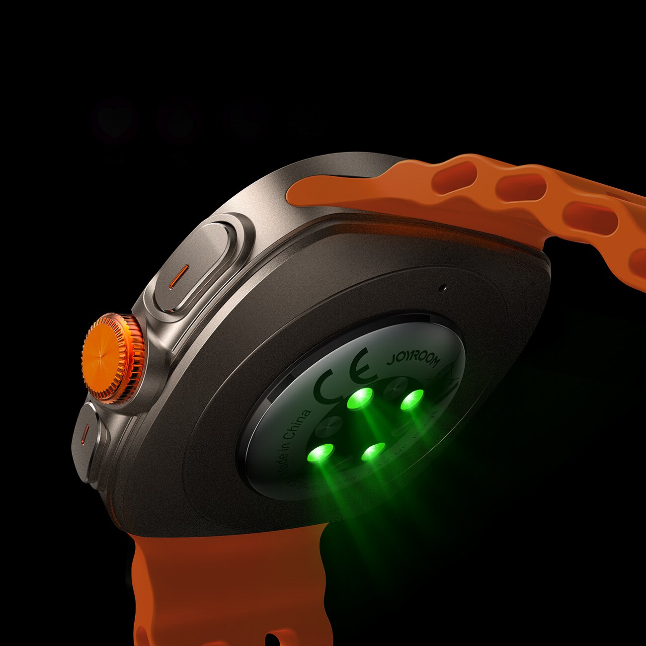 Joyroom Venture Series JR-FV2 Sport Smartwatch med opkaldsmodtagelsesfunktion - Orange