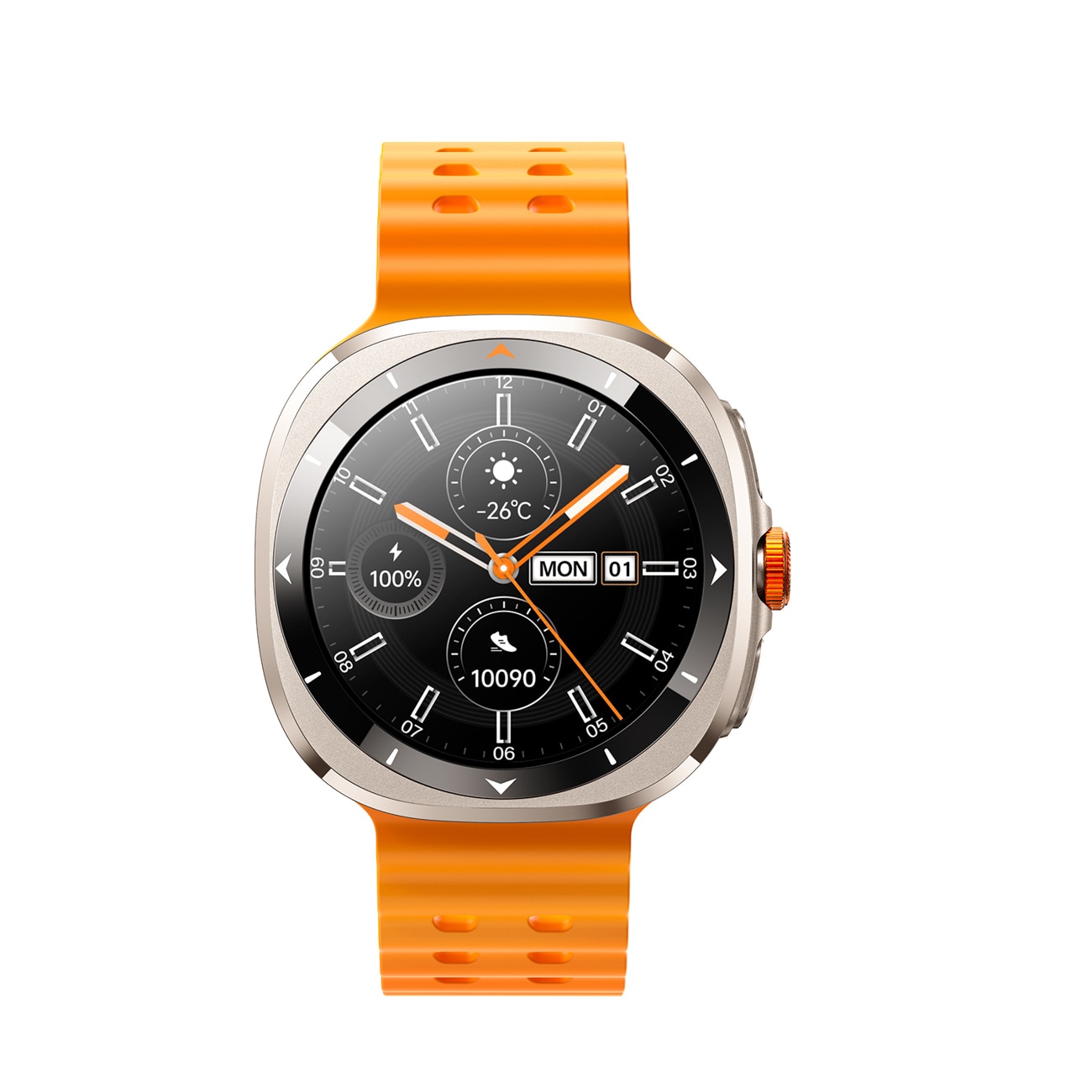 Joyroom Venture Series JR-FV2 Sport Smartwatch med opkaldsmodtagelsesfunktion - Orange