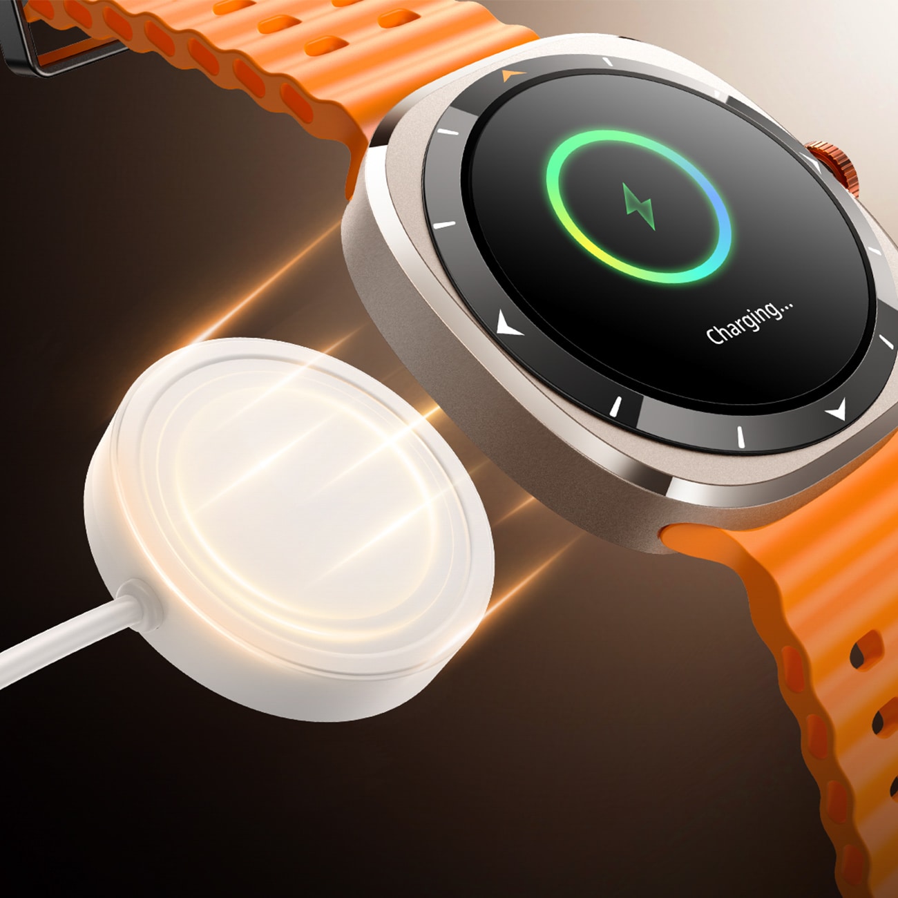Joyroom Venture Series JR-FV2 Sport Smartwatch med opkaldsmodtagelsesfunktion - Orange