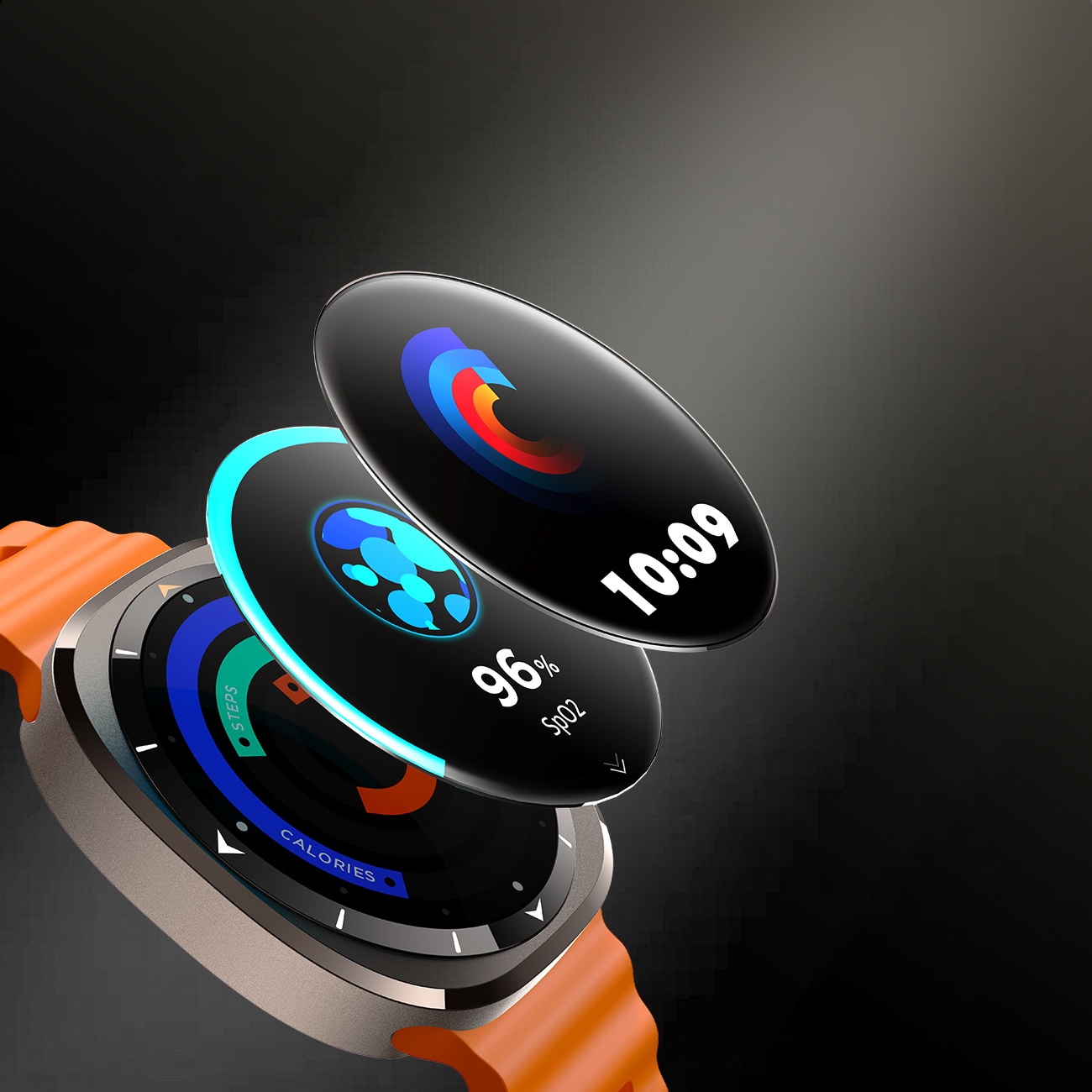 Joyroom Venture Series JR-FV2 Sport Smartwatch med opkaldsmodtagelsesfunktion - Orange