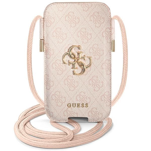 Guess 4G Big Metal Logo 6.7'' Håndtaske - Pink