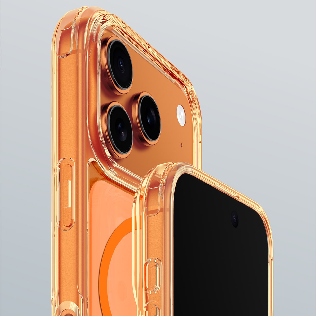 AmazingThing Minimal Mag Case til iPhone 17 Pro Max Kompatibel med MagSafe - Orange