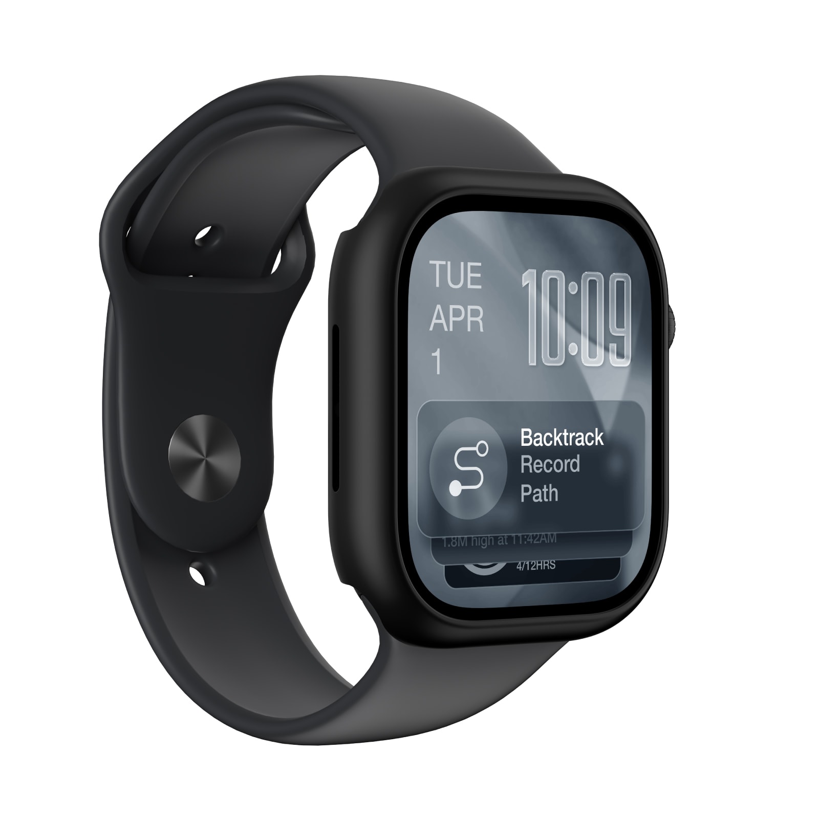 AmazingThing Minimal beskyttelsesetui til Apple Watch Series 11 46mm - Sort