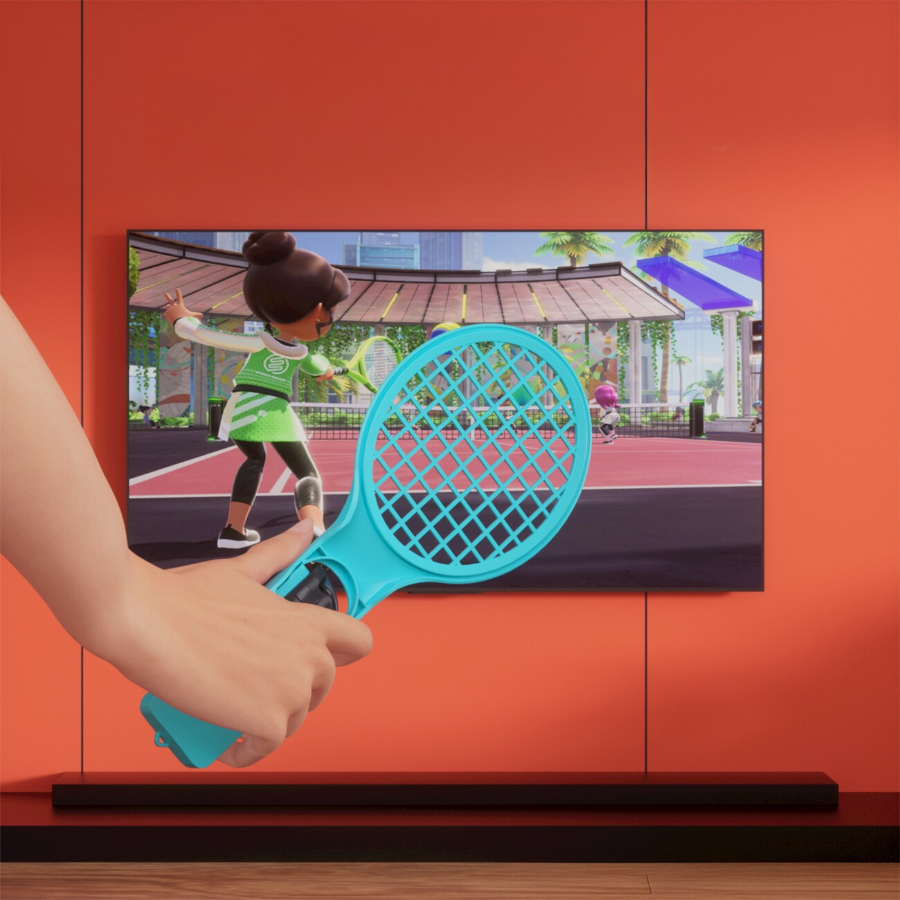 Nintendo Switch 2 tilbehørssæt 23-i-1 / sportstilbehør med ketsjere, køller og boksehåndtag