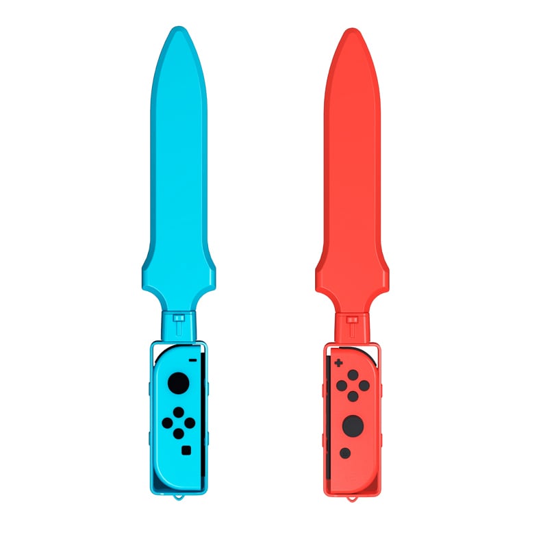 Nintendo Switch Sports tilbehørspakke 10 dele / familiepakke / sportsudstyr til Joy-Con i rød og blå