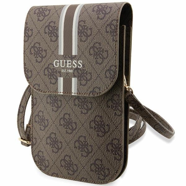 Guess 4G Stripe håndtaske - brun
