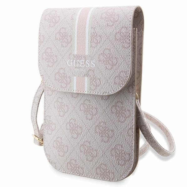 Guess 4G Stripe håndtaske - pink