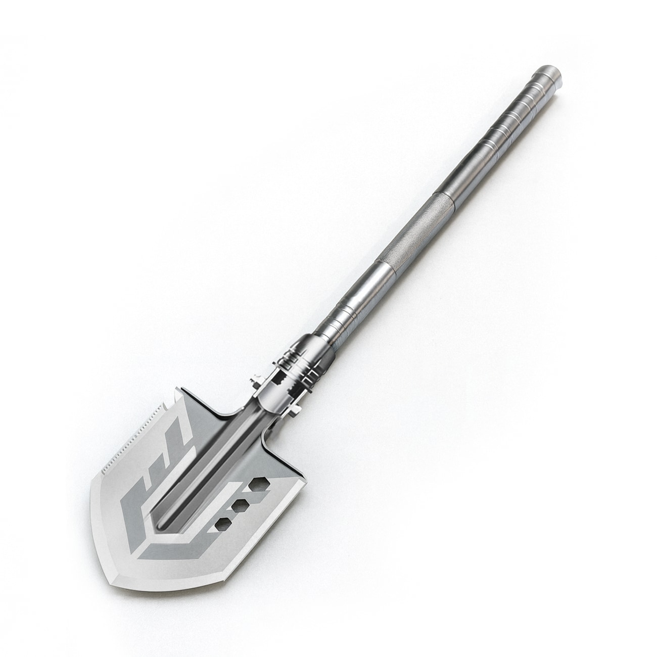 Wozinsky WSS-211 overlevelsesspade – grå / bushcraft-spade / multiværktøj